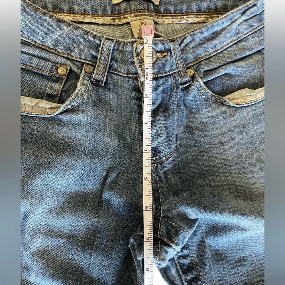 Refuge 7R blue jeans, flare leg, button and zipper fly, low rise - Picture 4 of 9